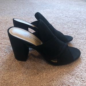 NEW! Christian Siriano slip on heeled sandals